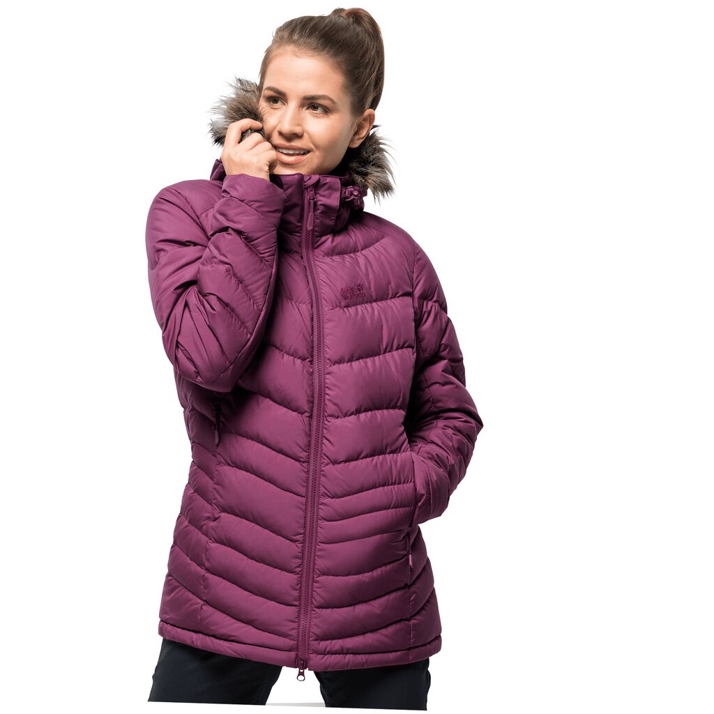 Jack Wolfskin SELENIUM BAY μπουφαν χειμερινα γυναικεια μωβ | GR2284779